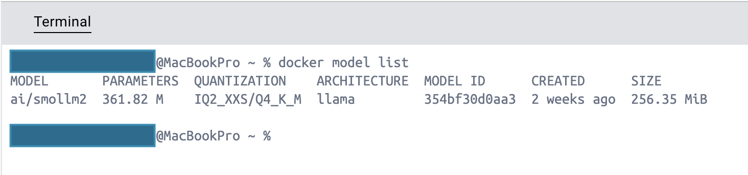 docker-model-list